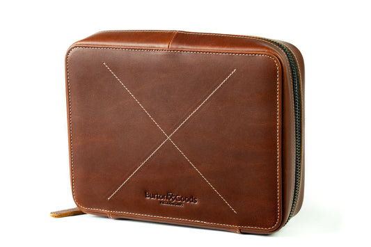 Introducing the Leather Techfolio Cord Organizer: Your Ultimate Tech Companion from Burton Goods