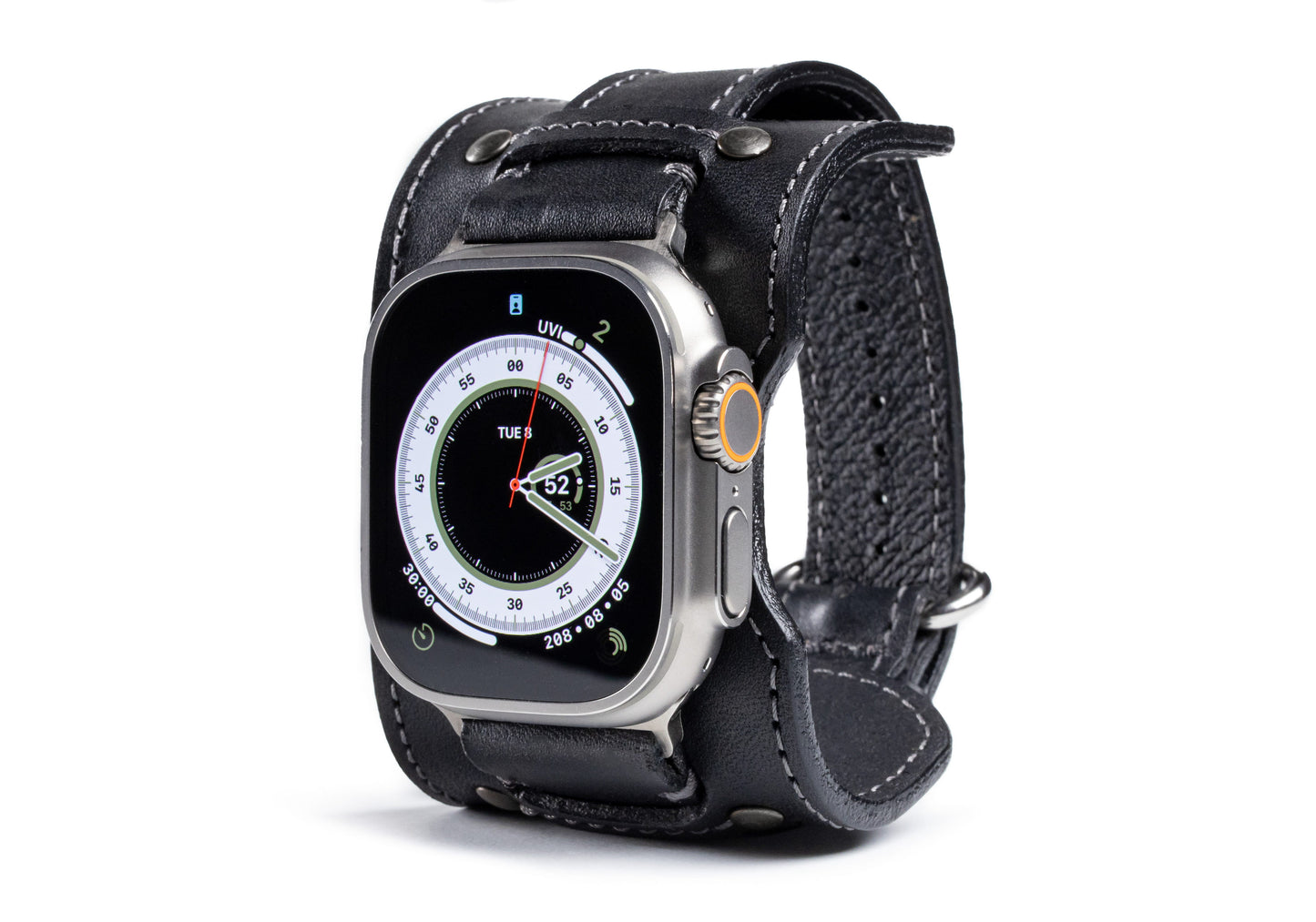 Burton Goods Apple Watch Band Vintage Leather Cuff For Apple Watch