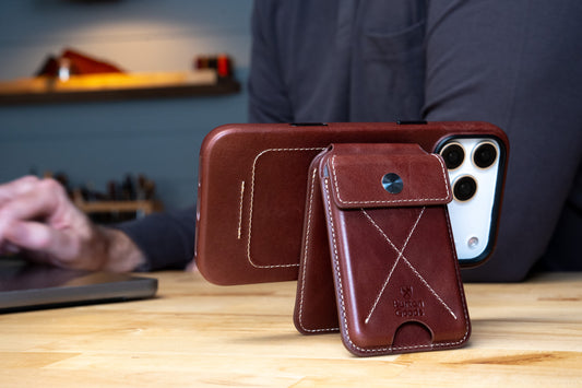 Burton Goods iPhone Case Heritage Leather Case For iPhone 17 Pro Max