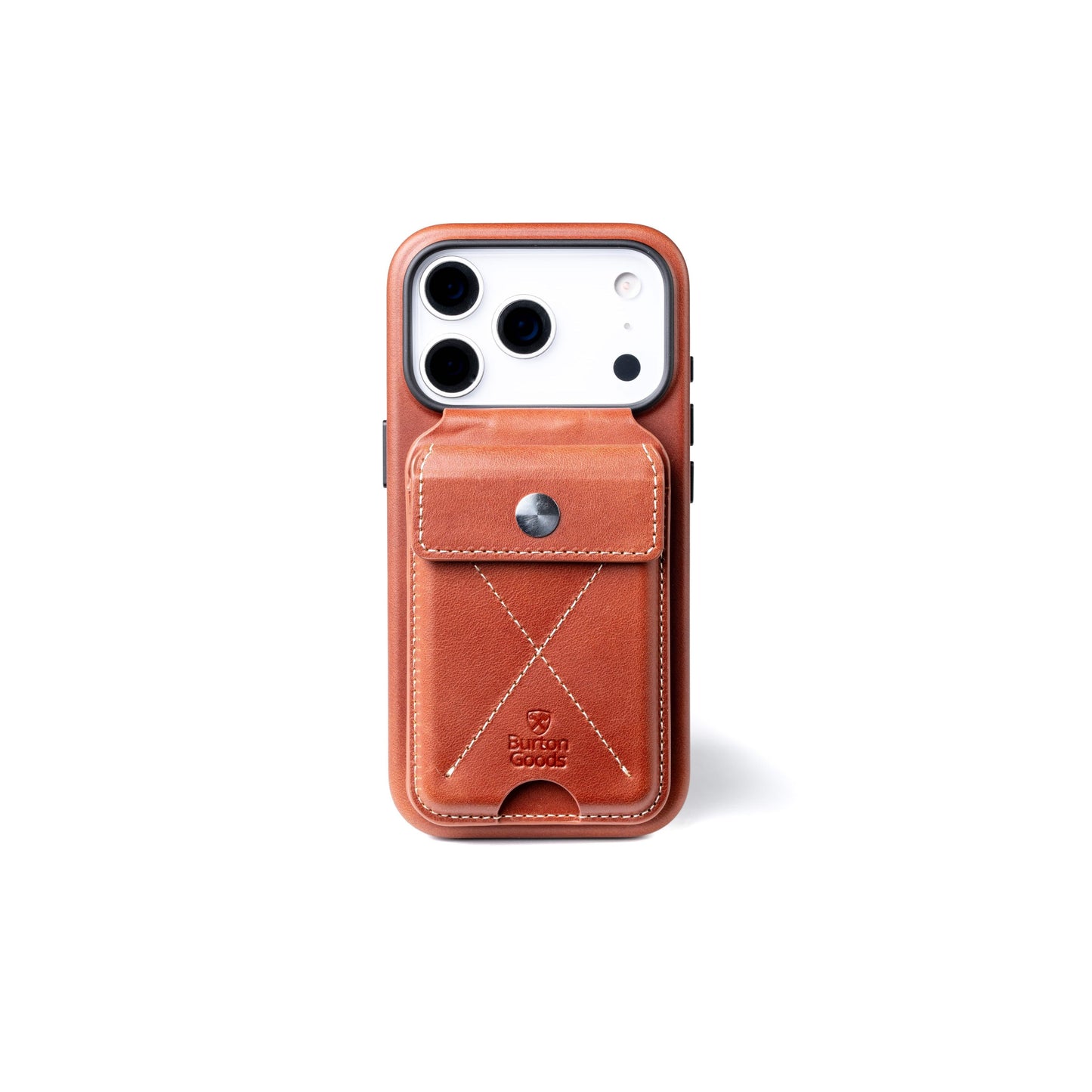 Burton Goods LLC® Deep Amber / Mahogany Heritage iPhone 17 Pro Bundle