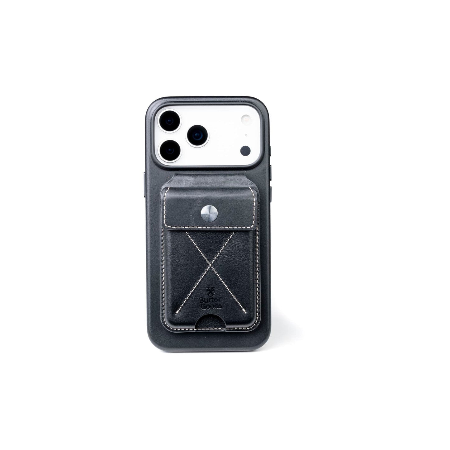Burton Goods LLC® Onyx Black / Mahogany Heritage iPhone 17 Pro Max Bundle