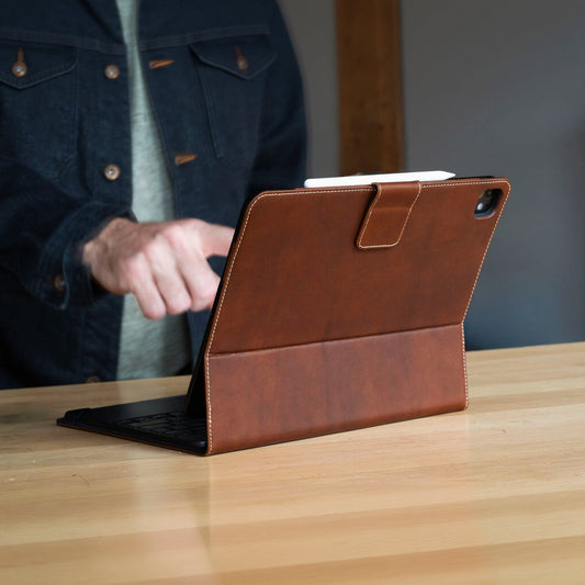 Burton Goods LLC iPad Case Limited Edition: Magic Keyboard Leather Case M5/M4 iPad Pro 13"