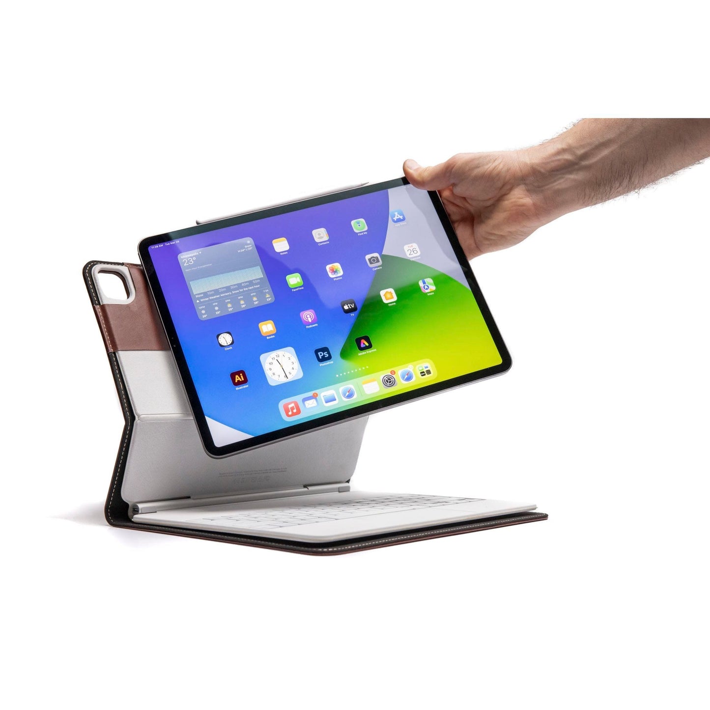 Burton Goods LLC iPad Case Magic Keyboard Leather Case M5 / M4 iPad Pro 13"