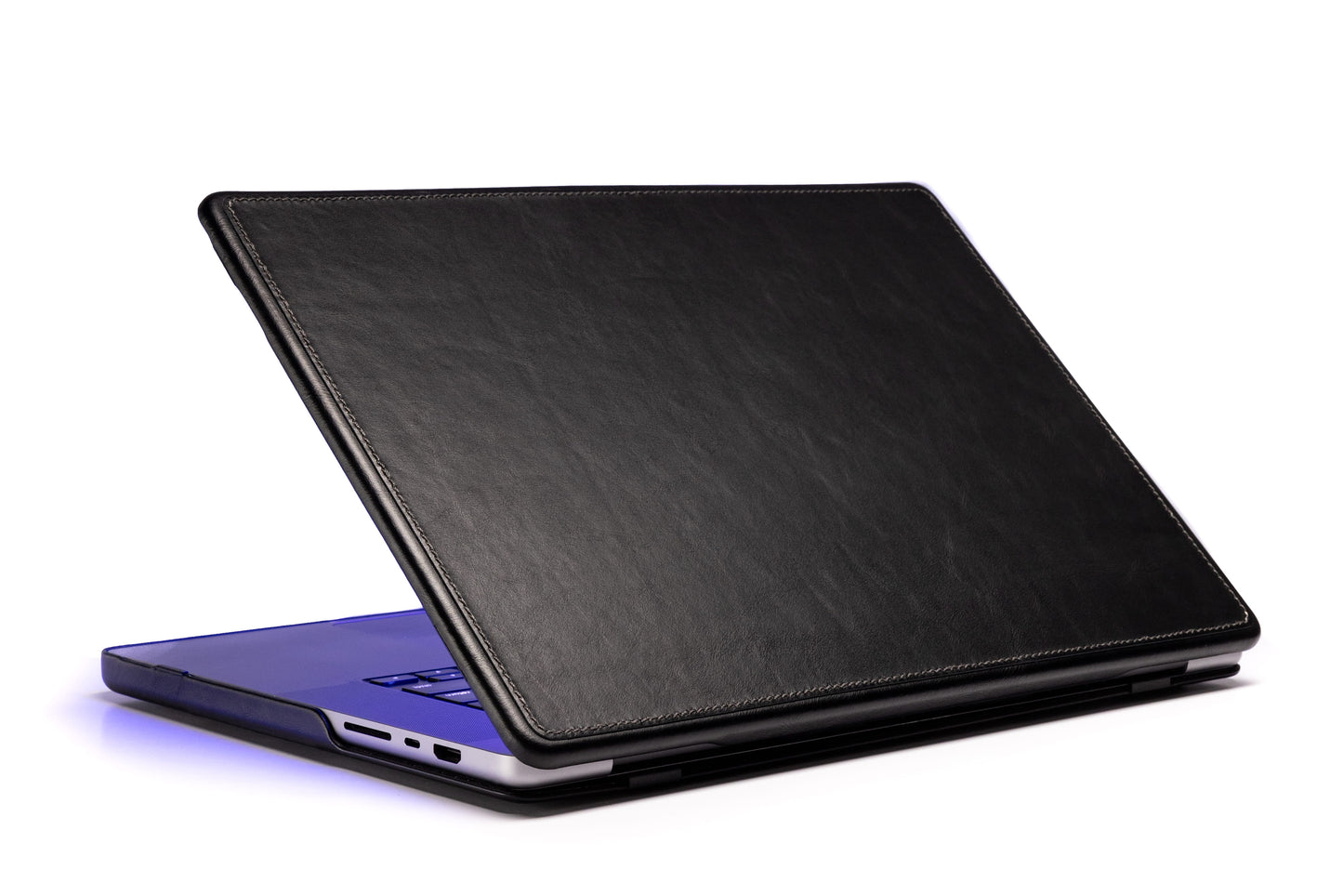 Burton Goods MacBook Case 16” Mahogany Luxury Leather Slim Case For MacBook Pro 16 Inch