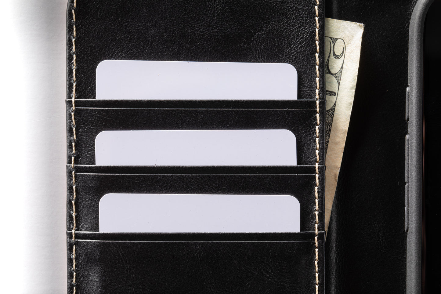 Modern Pocket Book Wallet Case For iPhone 15 Pro