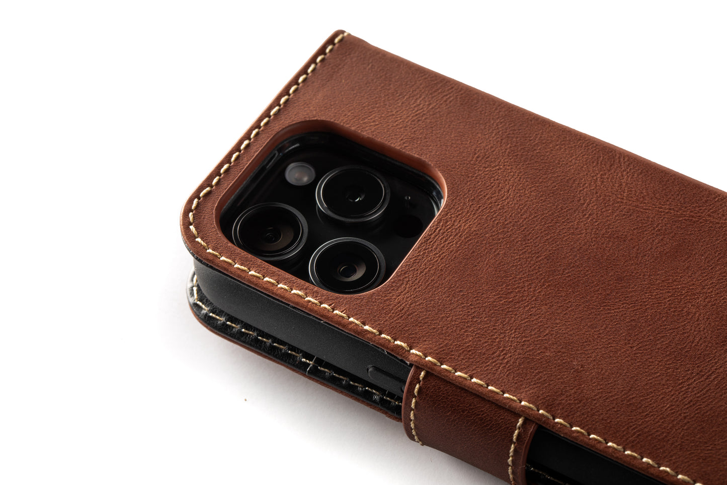 Modern Pocket Book Wallet Case For iPhone 15 Pro