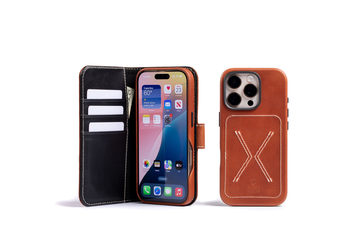 Luxury Modern Pocket Book For iPhone 16 Pro