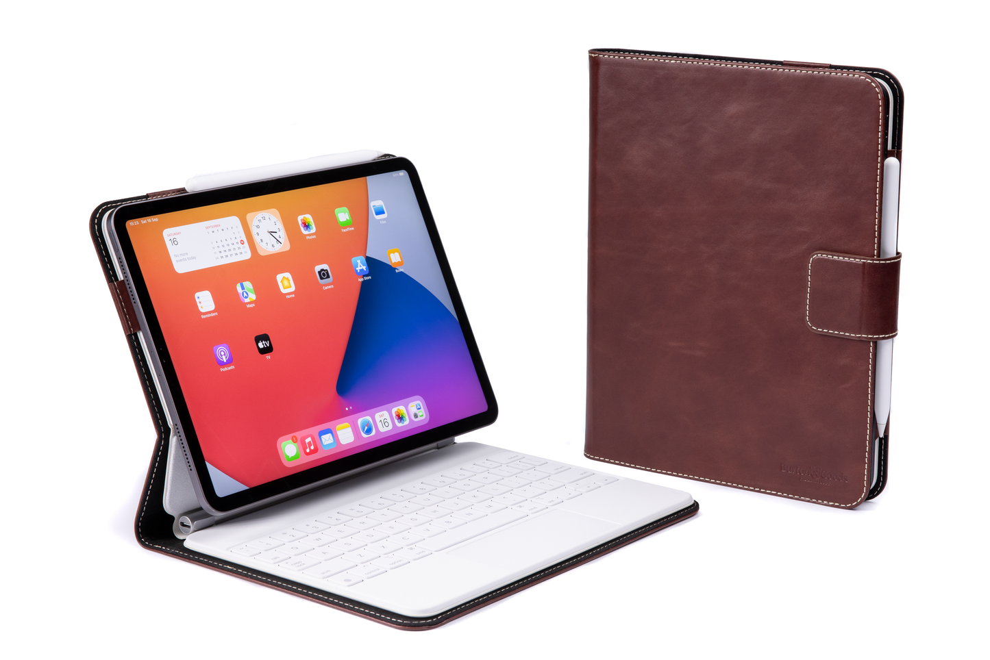 Magic Keyboard Leather Case For M3 / M2 iPad Air 11"