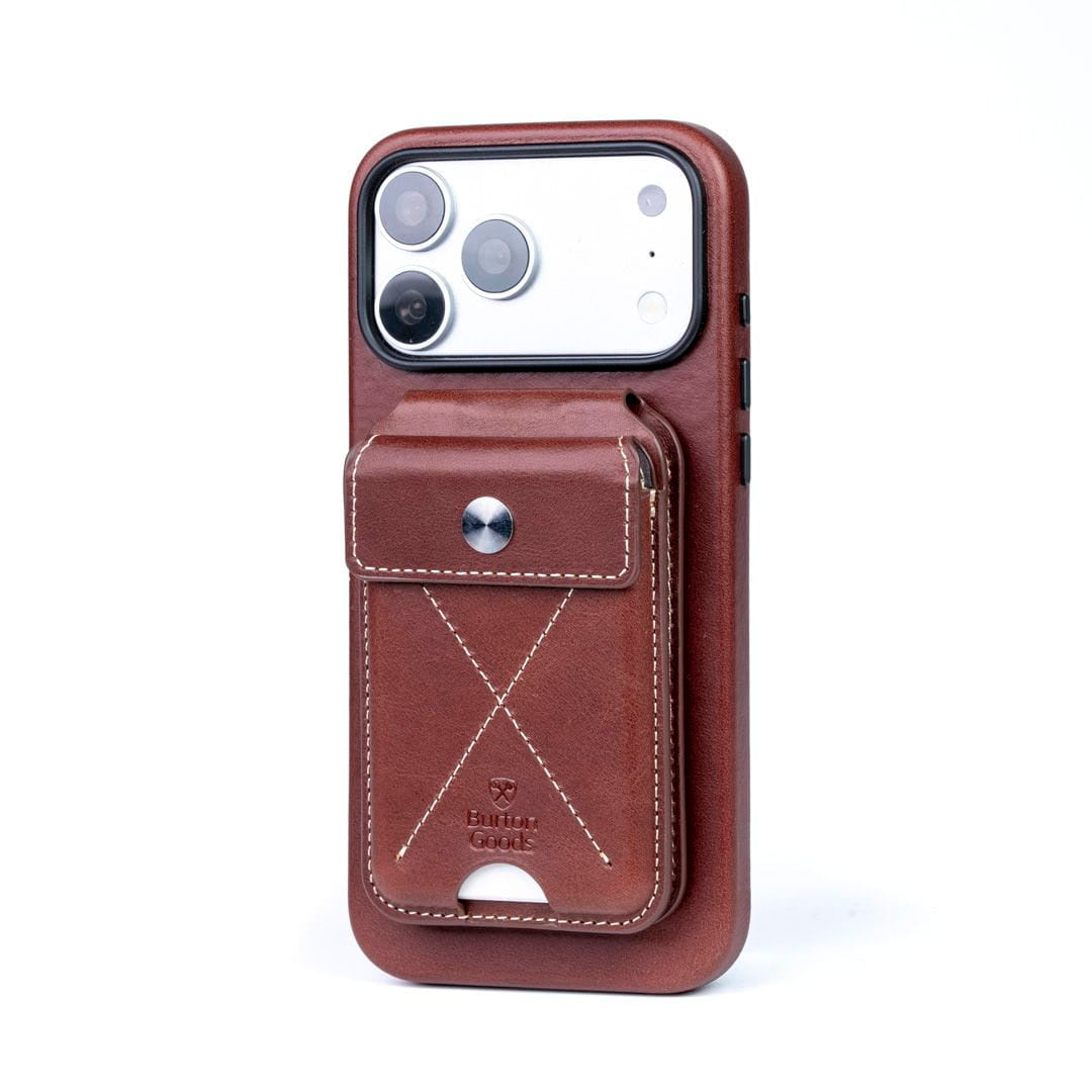 Heritage Leather Case iPhone 18 Pro Max Bundle | Burton Goods