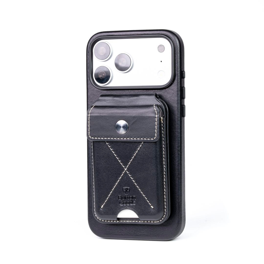 iPhone Case Heritage Case And Wallet Stand Bundle iPhone 18 Pro Max Burton Goods Onyx Black