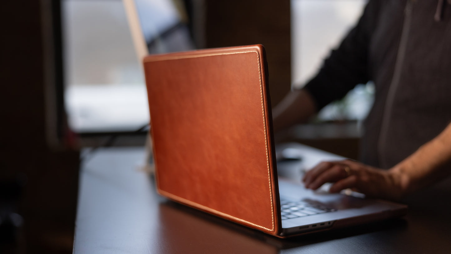 Luxury Leather Slim Case For MacBook Pro 16 Inch