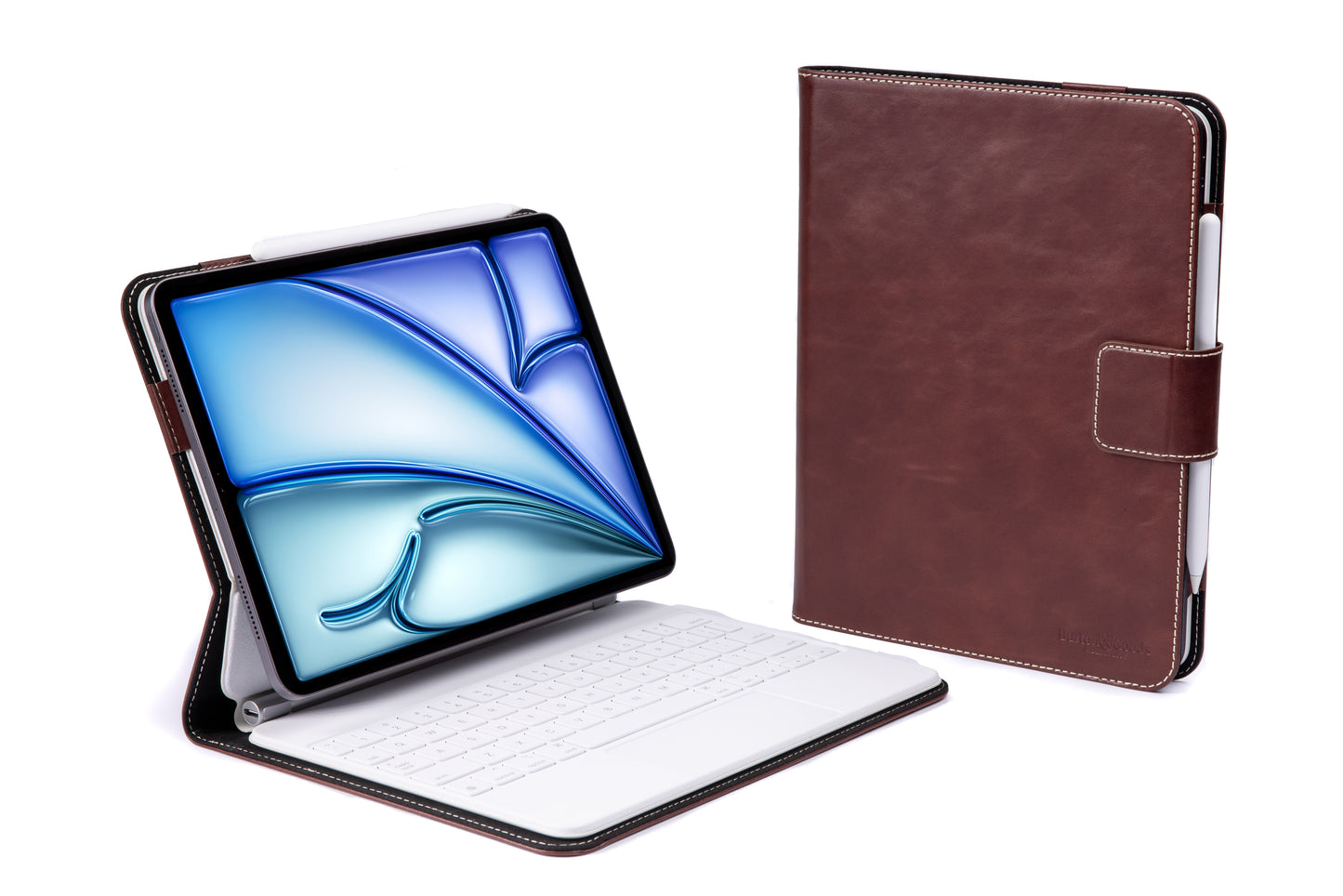 Magic Keyboard Leather Case For M3 / M2 iPad Air 11"