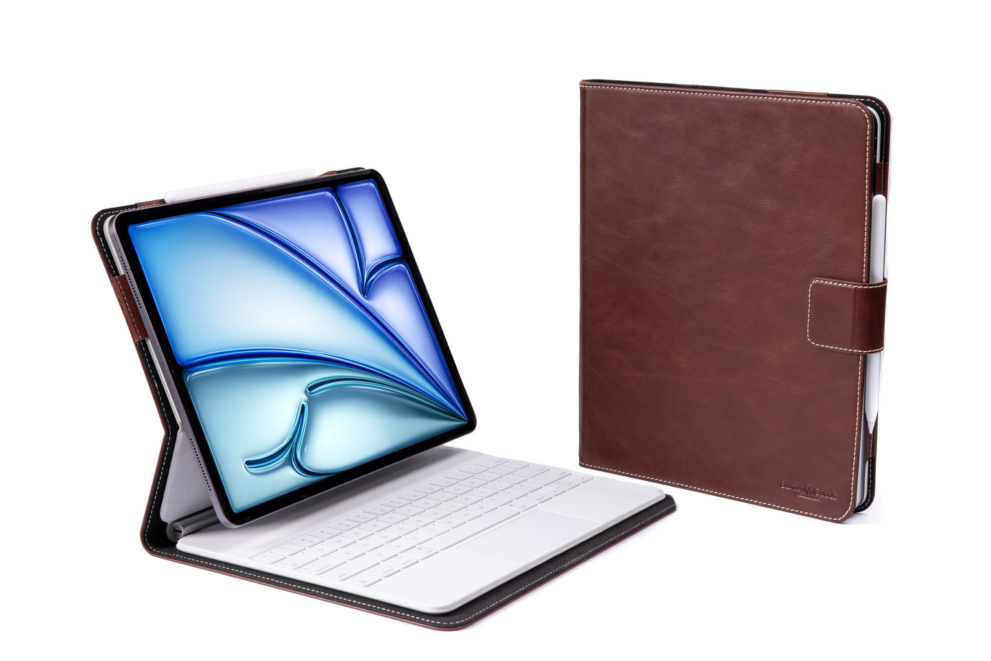 Magic Keyboard Leather Case For M3 / M2 iPad Air 13"