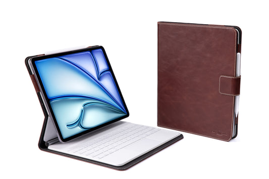 Magic Keyboard Leather Case For M3 / M2 iPad Air 13"