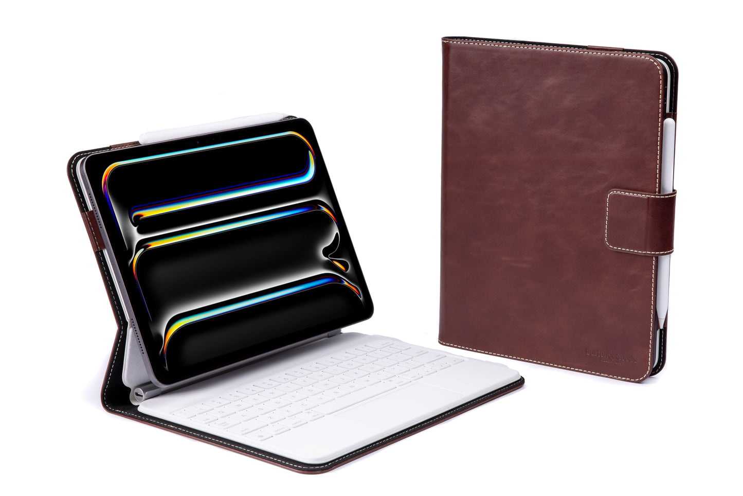 Magic Keyboard Leather Case For M5 / M4 iPad Pro 11