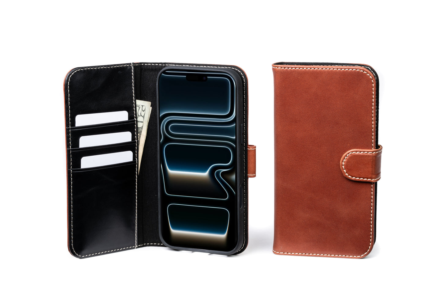 Modern Pocket Book Wallet Case For iPhone 17 Pro Max