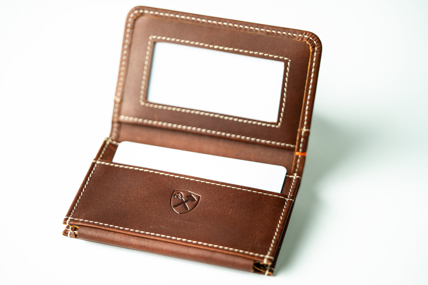 Ultra Compact Bi-Fold Leather Wallet
