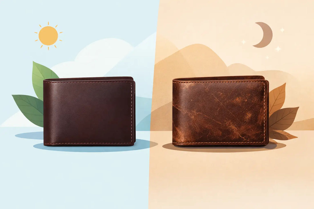 Why a Full Grain Leather Wallet Ages Better