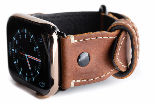 Gold Apple Watch with Pilot Band