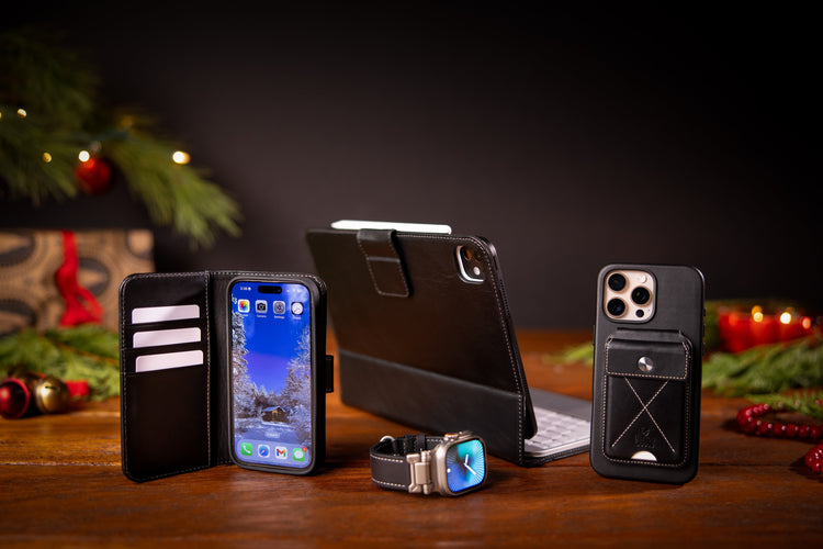Black Friday Leather Accessories for iPhone 17, iPad Pro, MacBook And More.