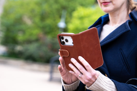 Modern Pocket Book Wallet Case For iPhone 17 Pro Max