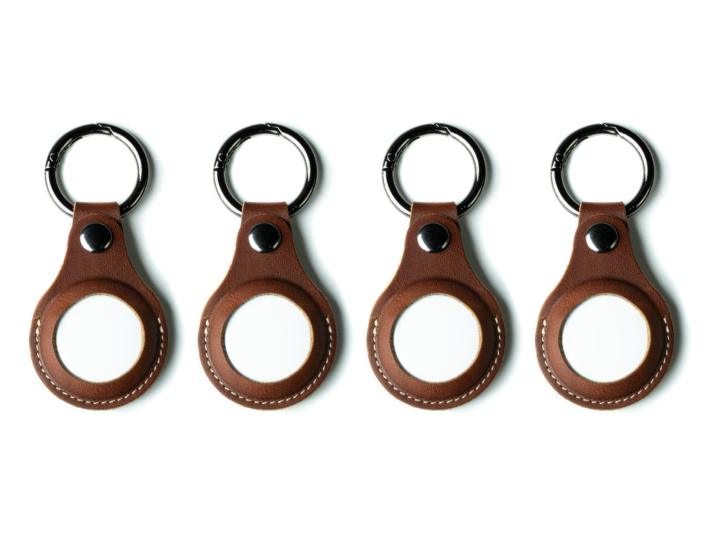 Leather Airtag Keychain