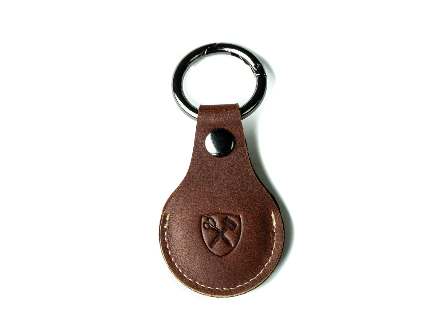 Leather Airtag Keychain