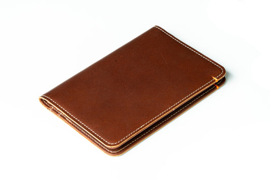 Slim Passport Leather Wallet