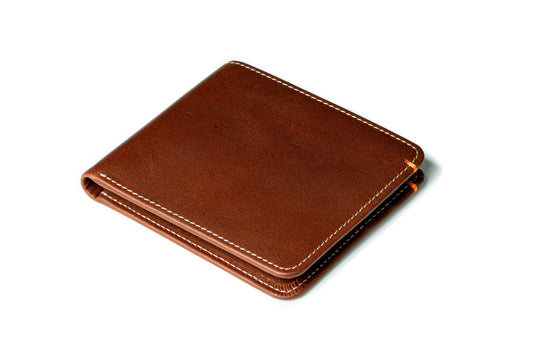 Classic Slim Bi-Fold Leather Wallet