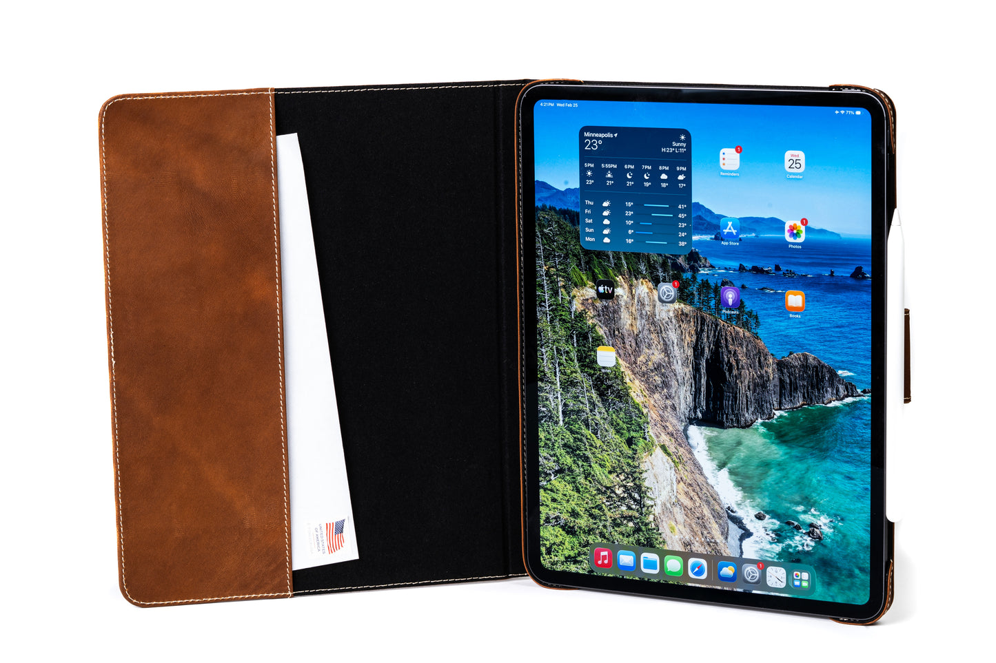 Limited Edition: Magnetic Leather Case M5 / M4 iPad Pro 13"