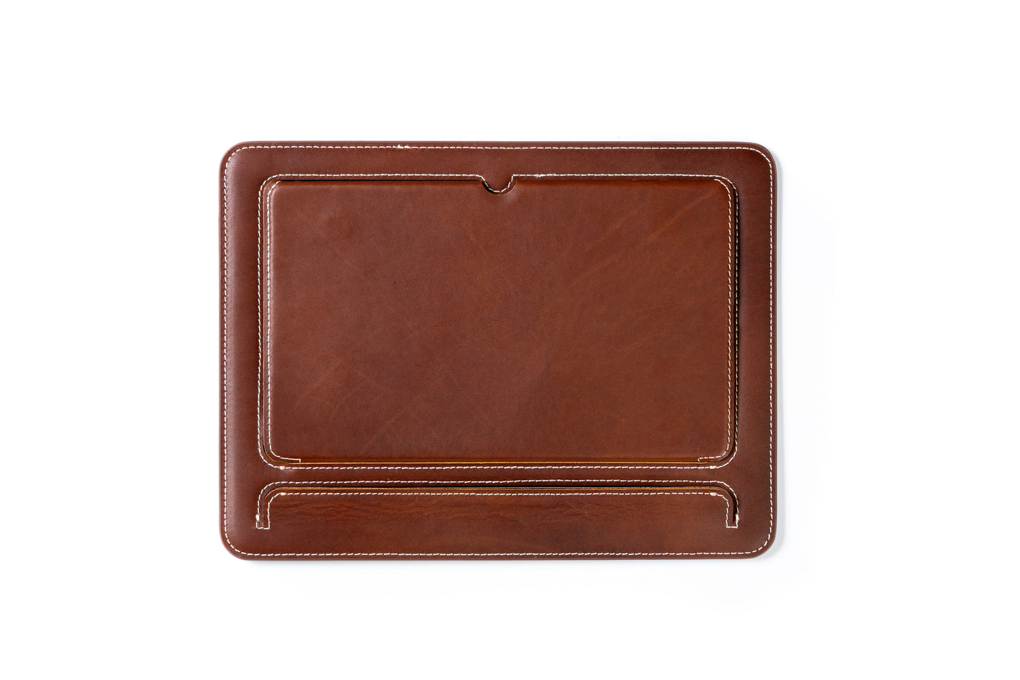 Travel And Desk Leather Laptop Stand