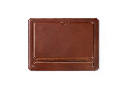 Travel And Desk Leather Laptop Stand