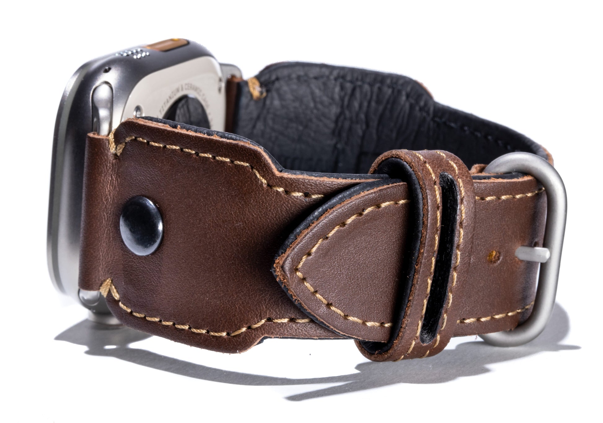 Burton Goods Apple Watch Band The Pilot Leather Strap For Apple Watch and Watch Ultra