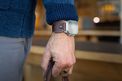 Burton Goods Apple Watch Band The Pilot Leather Strap For Apple Watch and Watch Ultra