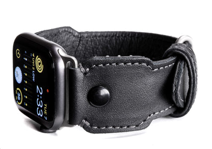 Burton Goods Apple Watch Band The Pilot Leather Strap For Apple Watch and Watch Ultra