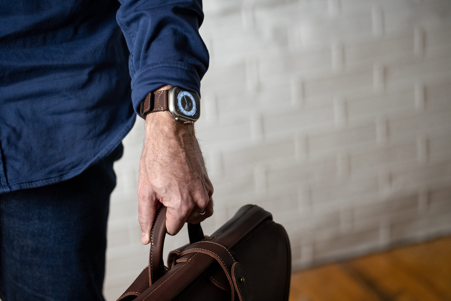 Burton Goods Apple Watch Band Ultra Leather Band For Apple Watch