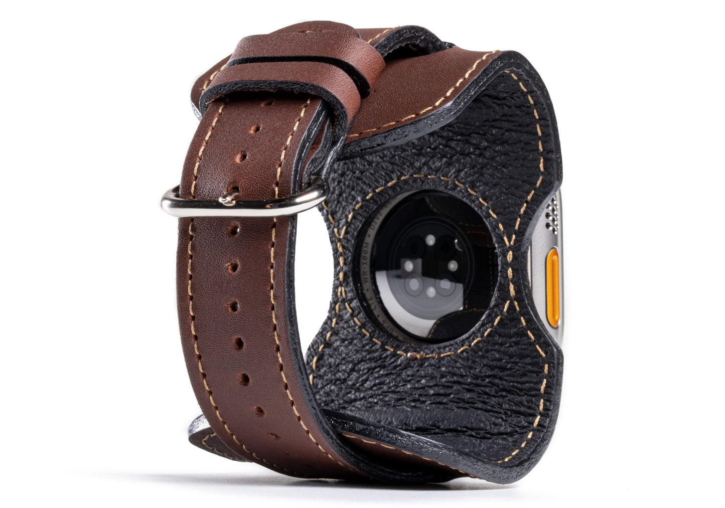 Burton Goods Apple Watch Band Vintage Leather Cuff For Apple Watch