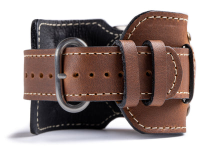 Burton Goods Apple Watch Band Vintage Leather Cuff For Apple Watch