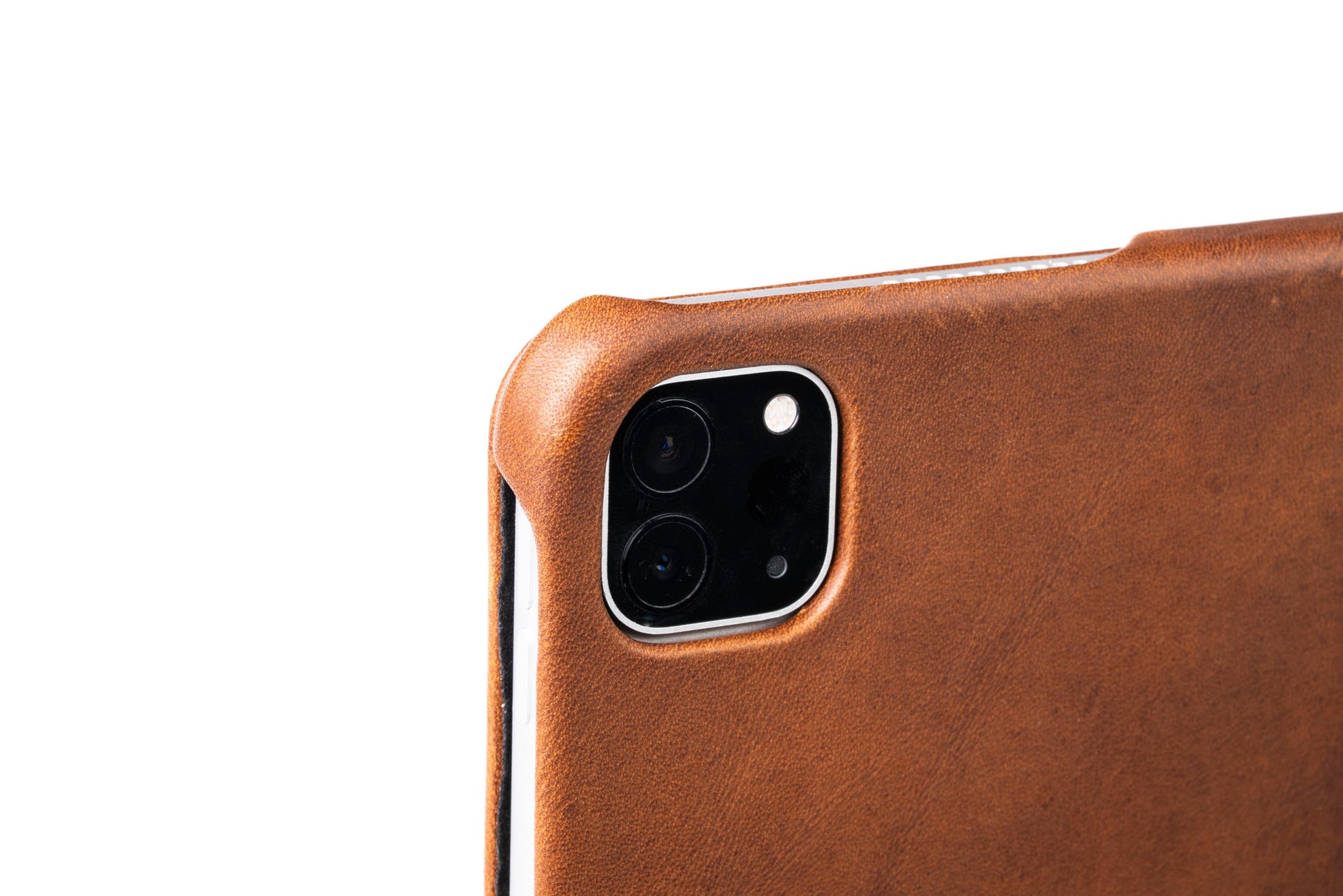 Burton Goods iPad Case Light Mahogany Classic Leather iPad Air 13 Case