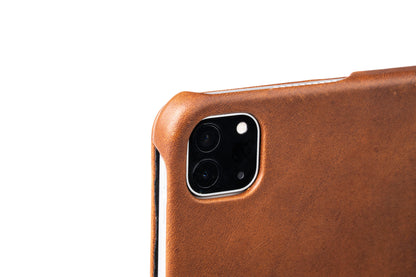 Burton Goods iPad Case Light Mahogany Classic Leather iPad Air 13 Case