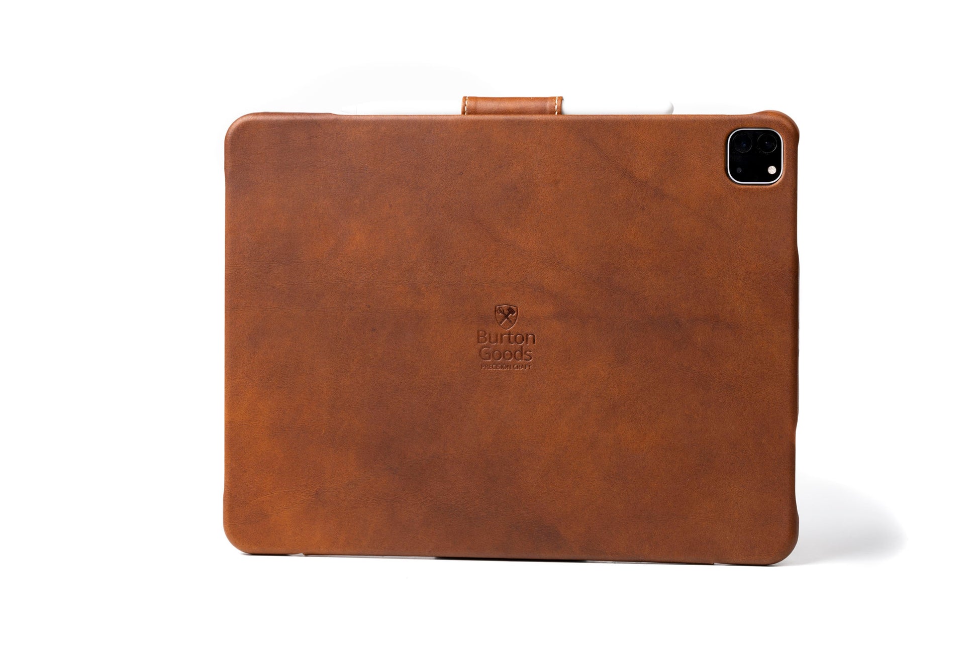 Burton Goods iPad Case Light Mahogany Classic Leather iPad Air 13 Case