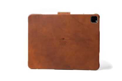 Burton Goods iPad Case Light Mahogany Classic Leather iPad Air 13 Case