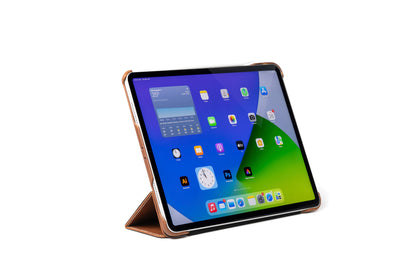 Burton Goods iPad Case Light Mahogany Classic Leather iPad Air 13 Case