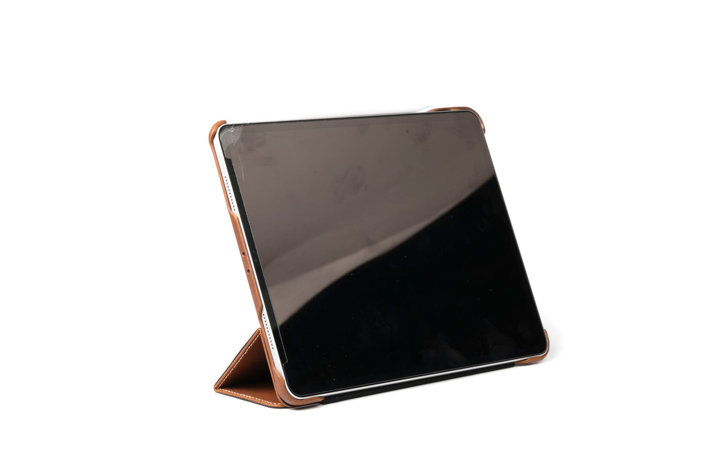 Burton Goods iPad Case Light Mahogany Classic Leather iPad Air 13 Case