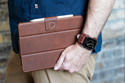 Burton Goods iPad Case Light Mahogany Classic Leather iPad Pro 11" / iPad Air Case