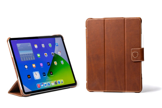Burton Goods iPad Case Mahogany Classic Leather iPad Pro 12.9 Case