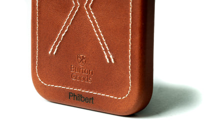 Burton Goods iPhone Case Heritage Leather Case For iPhone 16 Pro