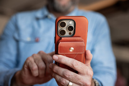 Burton Goods iPhone Case Heritage Leather Case For iPhone 16 Pro