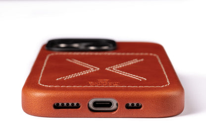 Burton Goods iPhone Case Heritage Leather Case For iPhone 16 Pro