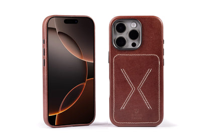 Burton Goods iPhone Case Heritage Leather Case For iPhone 16 Pro